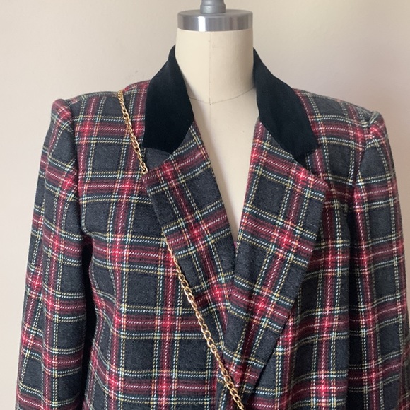Super nice Vintage plaid blazer - Picture 3 of 5